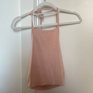 Light Pink Halter Top